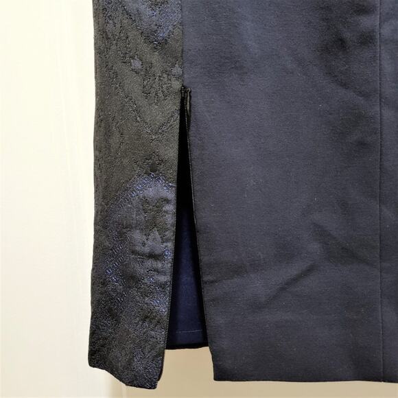 Elie Tahari Side Split Lace Overlay Pencil Skirt 2 - Picture 9 of 12